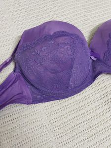 pink in love  Lace Padded Bra