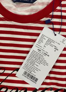 Red &amp; White Striped Venice T-Shirt