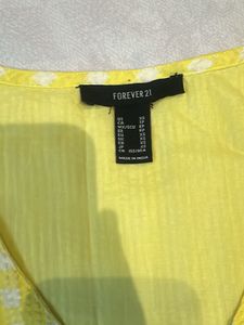 Chic Yellow Gingham Button-Up Dress