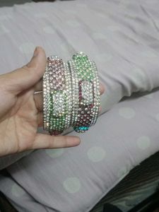 Sparkling Statement Bangles