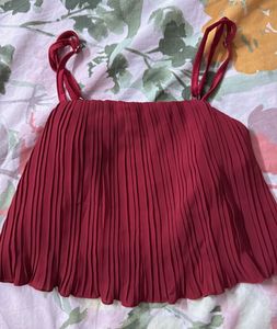 Chic Pleated Cami Top