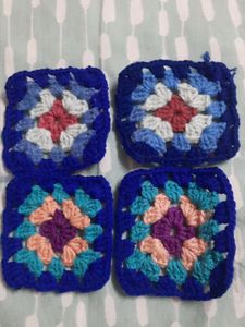 Granny Square Crochet Piece