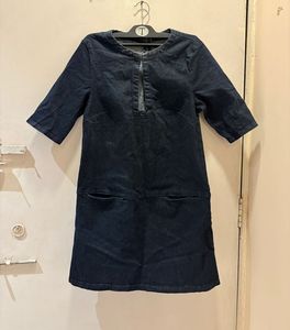 Chic Denim strachable Dress with Modern Cut