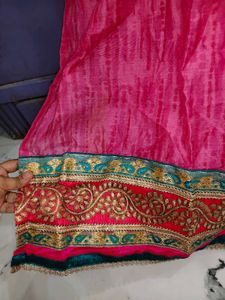 Designer Plazo With Shine Kurti