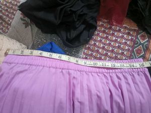 Pleated Maxi Skirt