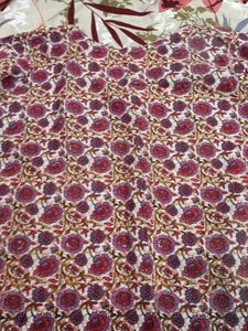 Floral Print Cotton Kurta