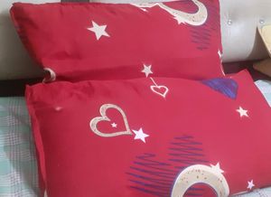 Bright Red Pillow Covers