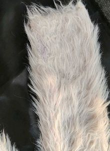 Fluffy White Jacket