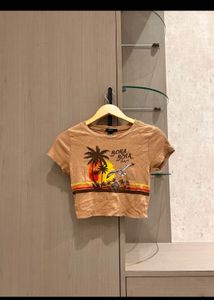 forever 21 crop top 🤎