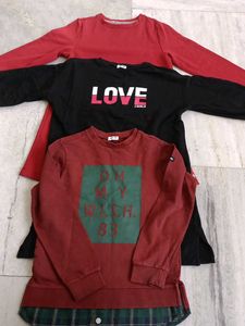 Girls' Graphic Long Sleeve Tops Bundle