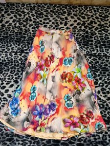 Vibrant Floral lehenga choli with bow