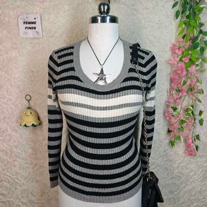 Striped Long Sleeve Top