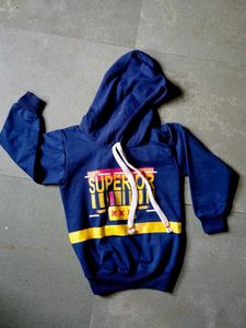 Boy's Blue Hoodie Winter Wear