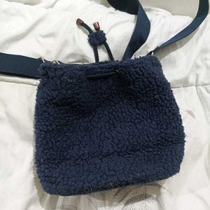 Keds Navy Teddy Bucket Bag