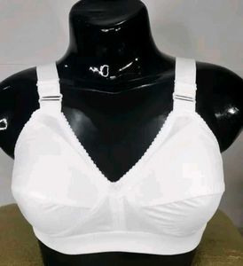 Comfortable White Bra lotus beauty br
