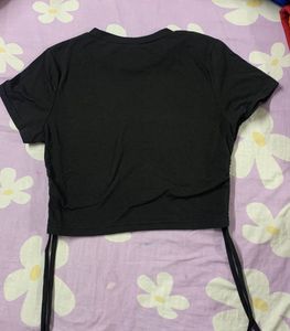 Brooklyn Drawstring Black Top