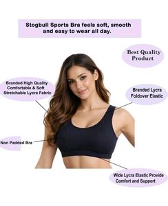 Comfortable White Sports Bra
