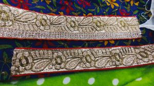 set of two laces for chaniya choli or lehenga and dupatta