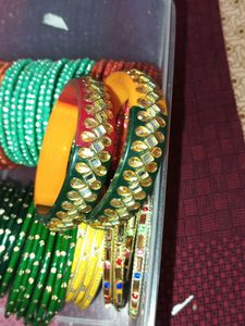 Beautiful Set of Glass Bangles