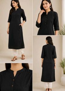 new Black Kurta