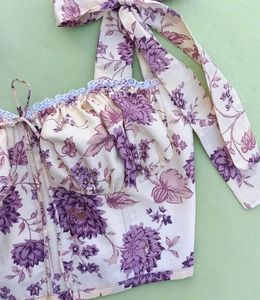 Cute Tie Up Detail Top