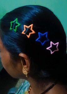 Viral Cute Star Hair Clips - Set of 12