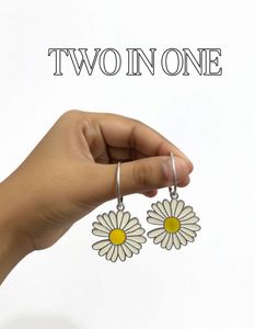 Daisy Flower Earrings and Pendant set