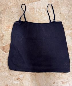black camisole
