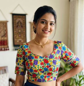 Vibrant Floral Print Blouse