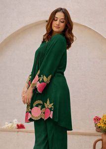 Embroidered floral Co-ord set