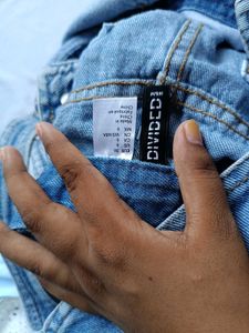 Denim Overall Skirt