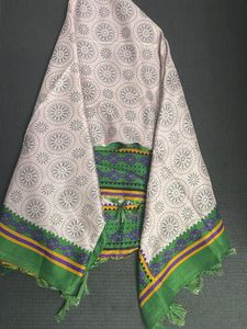 SILK DUPATTA with BORDERS