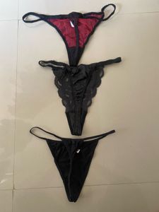 Pack of 3 Women's Thong Panties