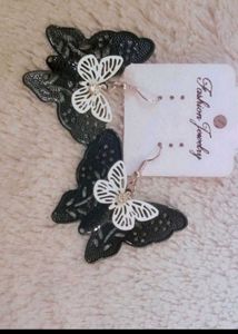 Fashion Jewelry Butterfly &amp; Ball Drop Earrings