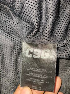 CSG METALLIC PATTERN WINDBREAKER JACKET