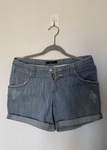 Mast & Harbour- Dark & Light Wash Denim Shorts - 2
