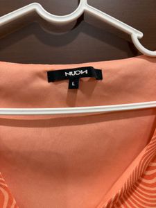 Orange Printed Top M size - Westside