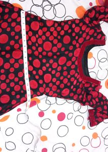 FREE DELIVERY Red And Black 🖤 Kurti ... Stitched