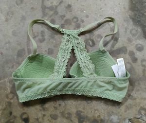 Mint Green Lace Bra