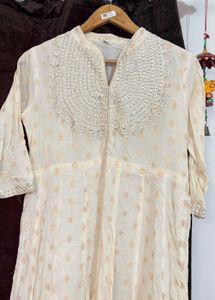 Elegant Embroidered Anarkali Kurta Set