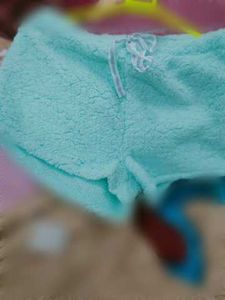 Fluffy Blue Lounge Shorts winter ❄️