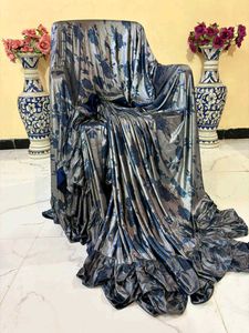 brand new metalic retro style  Saree