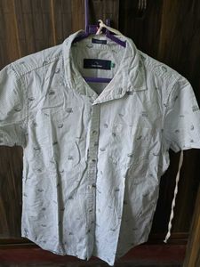Men's Striped Short Sleeve Shirt