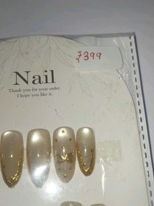 Elegant Bow Press-On Nails