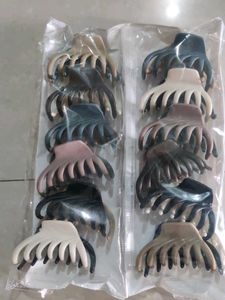 Set of 12 Stylish Claw Clips