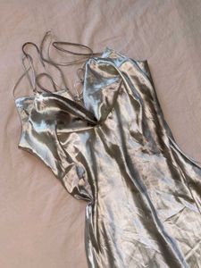 Silky Tie-Dye Maxi Dress