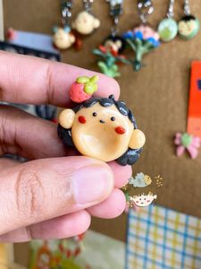 strawberry head worry stone