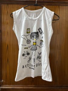 🌸Activegirl Graphic Print Top And Jacket