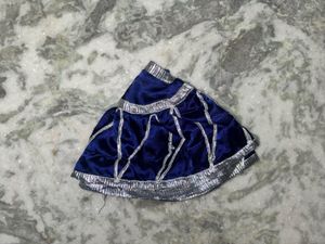 Navy Blue Embroidered pooja article