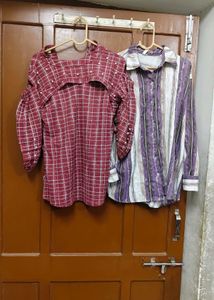 Chic Checked &amp; Striped Tops